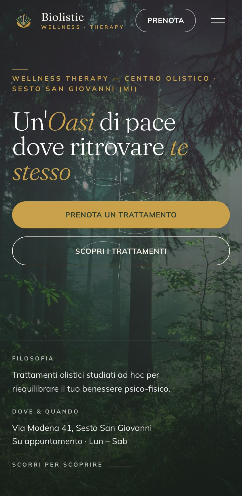Anteprima del sito Biolistic