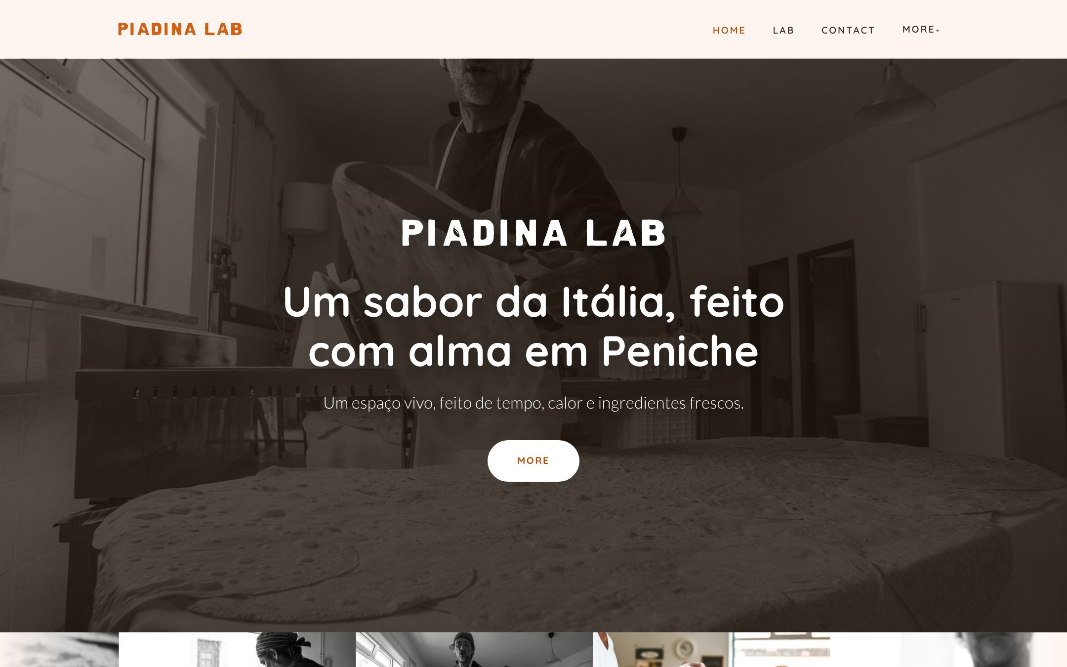 Anteprima del sito Piadina Lab